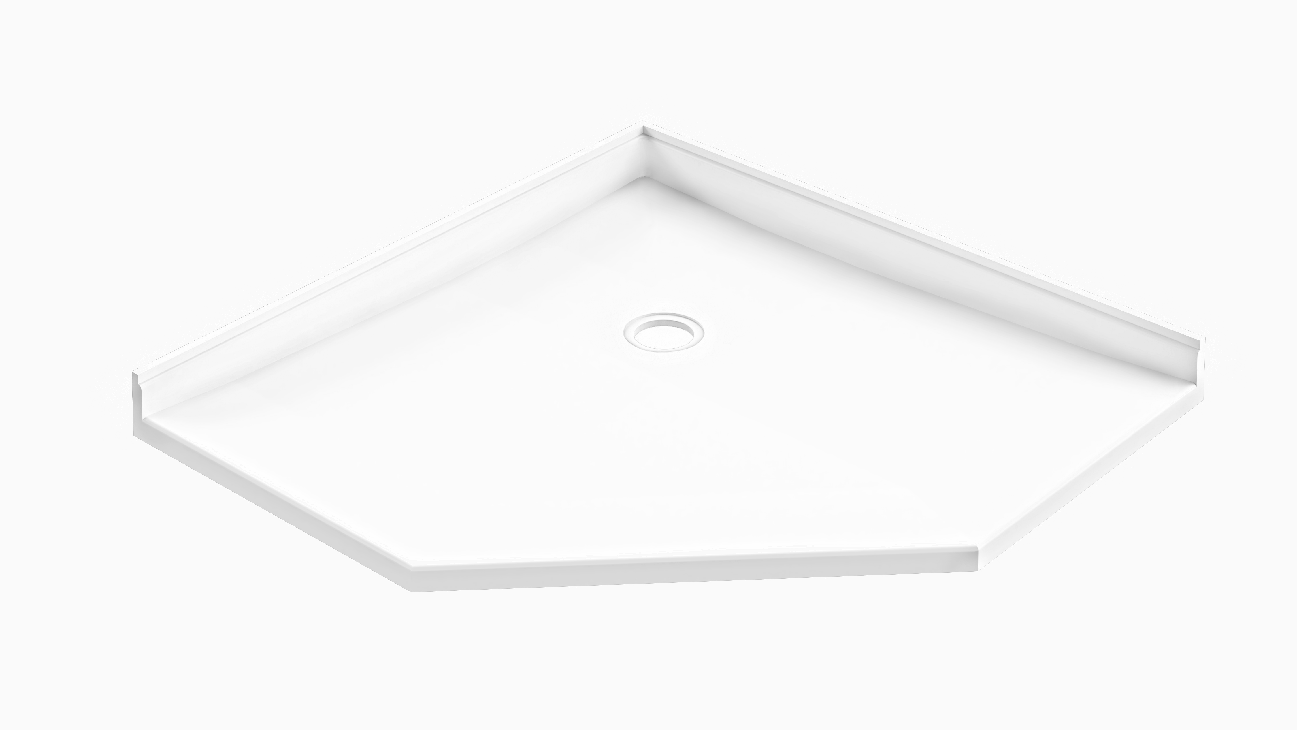 Compax ADA Shower Base Futrus® Solutions with Corian® Design