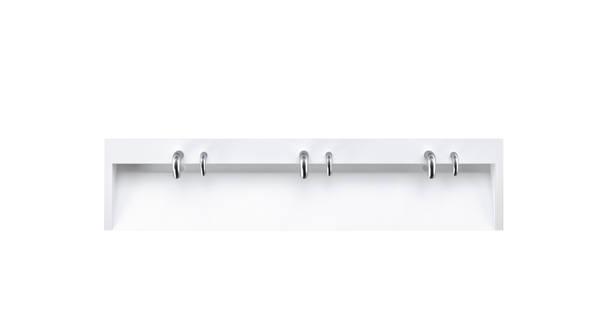 AquaBLADE Trough Sink Module - Futrus® Solid Surface Solutions